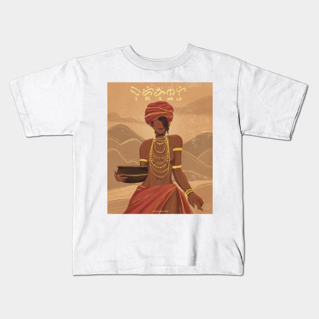 Idianale Kids T-Shirt by samsum.art